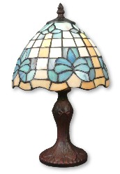 Lampe Tiffany fleur de lys vintage